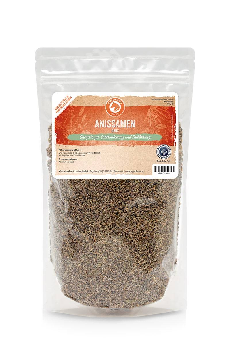 Hippoforte Anissamen ganz 0,5 kg Naturbelassene Ergänzung für die Verdauung Hippoforte Anissamen ganz 0,5 kg Naturbelassene Ergänzung für die Verdauung von HIPPOFORTE
