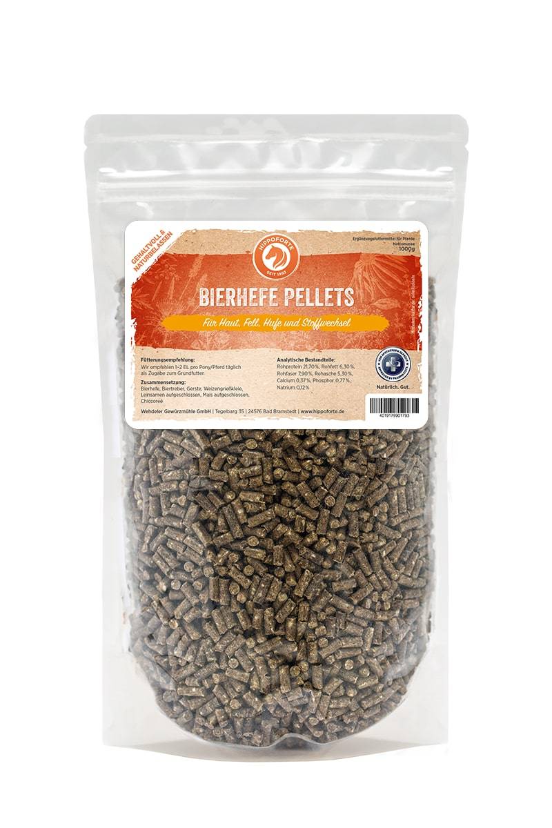 Hippoforte Bierhefe Pellets 1 kg Bierhefe-Pellets mit Chicorée Hippoforte Bierhefe Pellets 1 kg Bierhefe-Pellets mit Chicorée von HIPPOFORTE