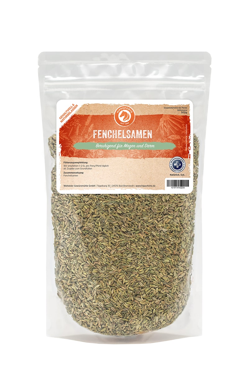 Hippoforte Fenchelsamen 0,5kg Natürliche Ergänzung für die Verdauung Hippoforte Fenchelsamen 0,5kg Natürliche Ergänzung für die Verdauung von HIPPOFORTE