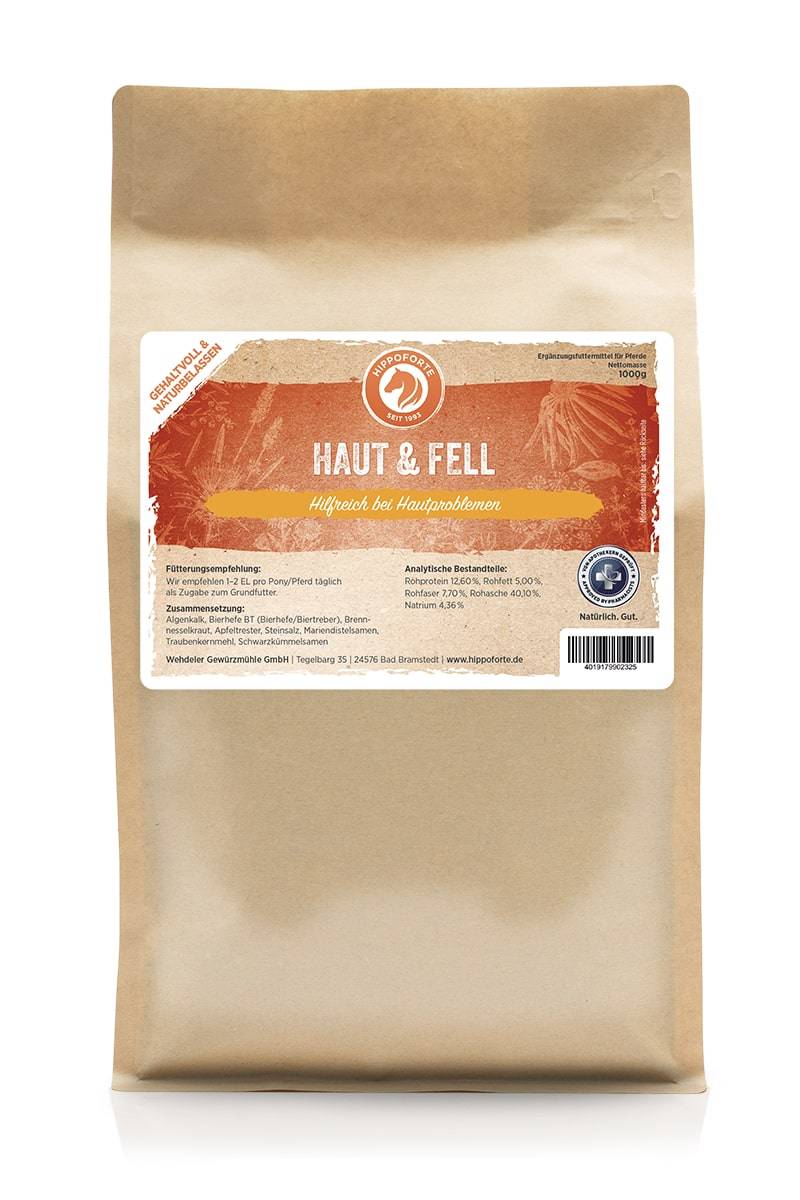 Hippoforte Haut & Fell 1 kg Kräutermischung für Haut und Fell Hippoforte Haut & Fell 1 kg Kräutermischung für Haut und Fell von HIPPOFORTE