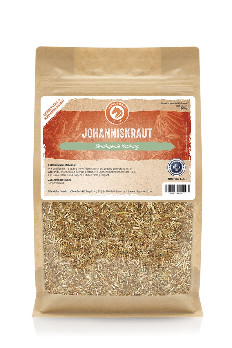 Hippoforte Johanniskraut 0,5 kg Kräuterergänzung für mehr Gelassenheit Hippoforte Johanniskraut 0,5 kg Kräuterergänzung für mehr Gelassenheit von HIPPOFORTE