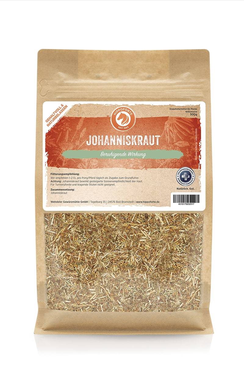 Hippoforte Johanniskraut 0,5 kg Kräuterergänzung für mehr Gelassenheit Hippoforte Johanniskraut 0,5 kg Kräuterergänzung für mehr Gelassenheit von HIPPOFORTE