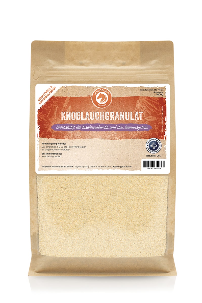 Hippoforte Knoblauchgranulat 1 kg Naturbelassene Insektenabwehr Hippoforte Knoblauchgranulat 1 kg Naturbelassene Insektenabwehr von HIPPOFORTE