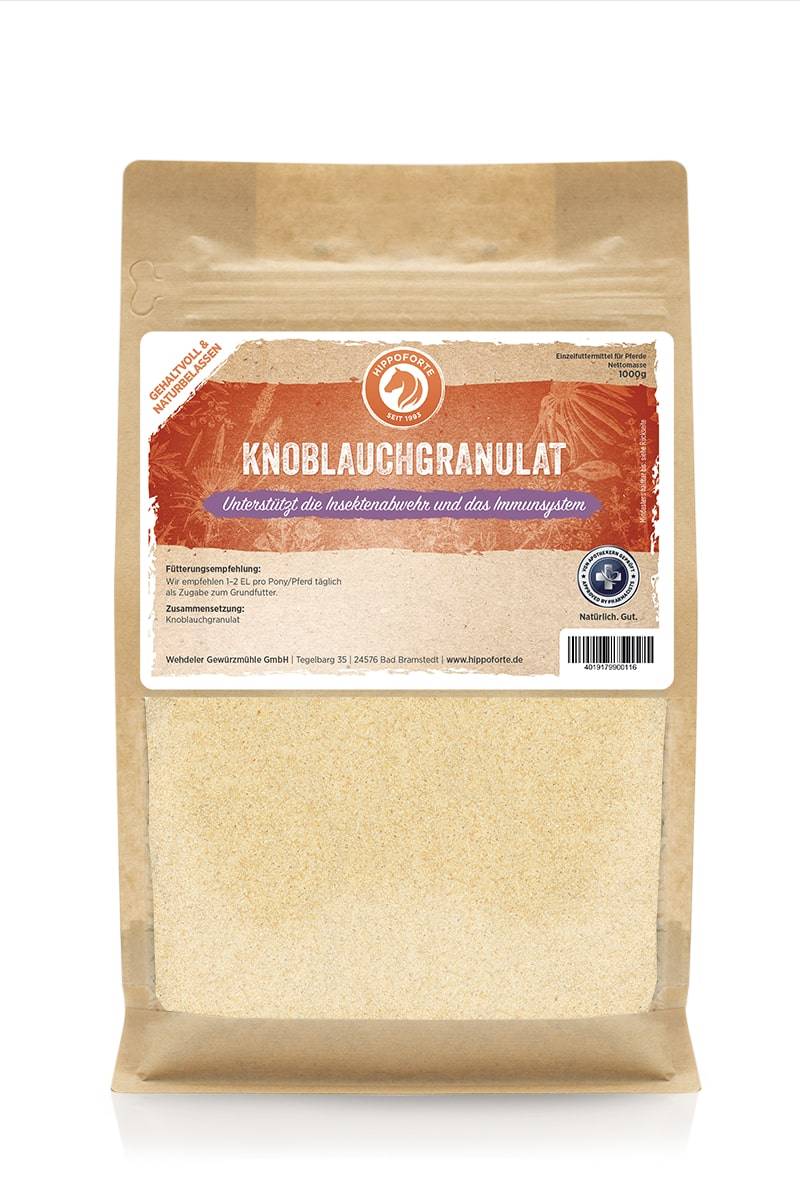 Hippoforte Knoblauchgranulat 1 kg Naturbelassene Insektenabwehr Hippoforte Knoblauchgranulat 1 kg Naturbelassene Insektenabwehr von HIPPOFORTE