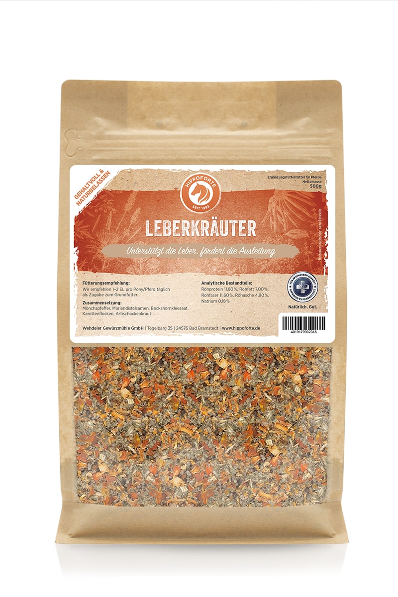 Hippoforte Leberkräuter 0,5 kg Kräutermischung für den Leberstoffwechsel Hippoforte Leberkräuter 0,5 kg Kräutermischung für den Leberstoffwechsel von HIPPOFORTE