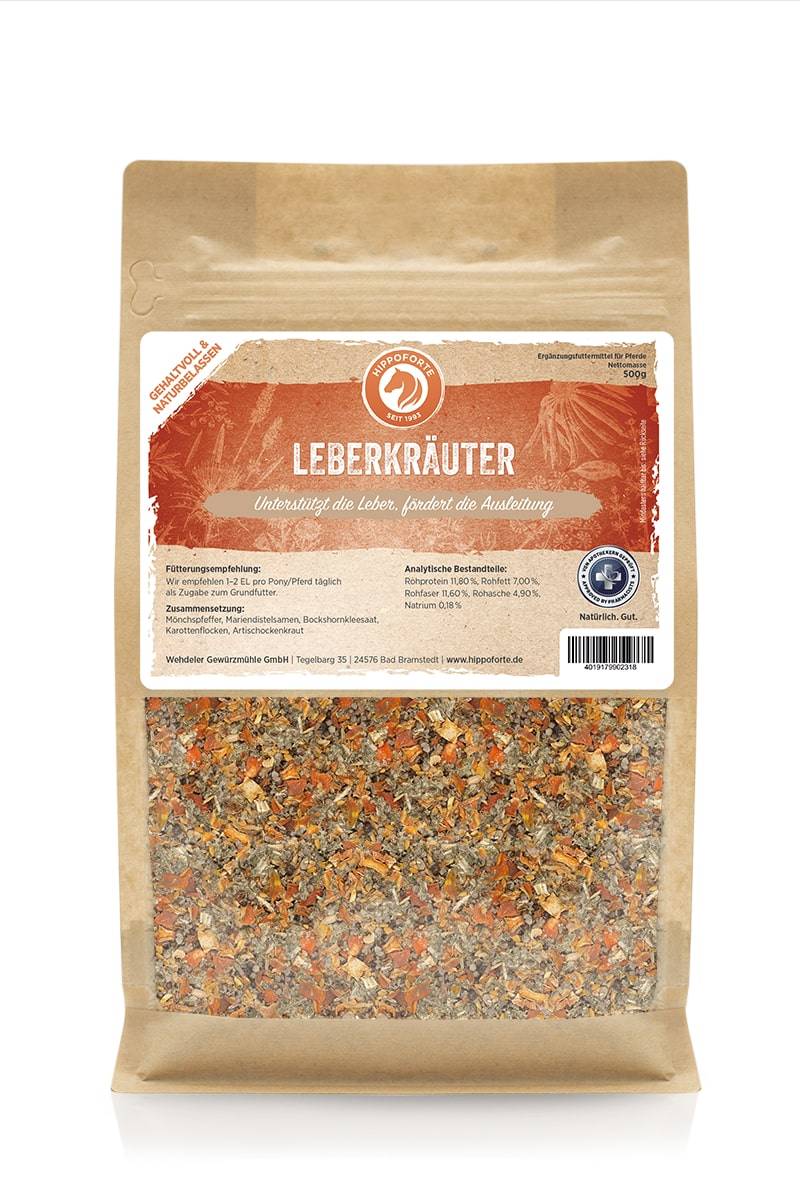 Hippoforte Leberkräuter 0,5 kg Kräutermischung für den Leberstoffwechsel Hippoforte Leberkräuter 0,5 kg Kräutermischung für den Leberstoffwechsel von HIPPOFORTE
