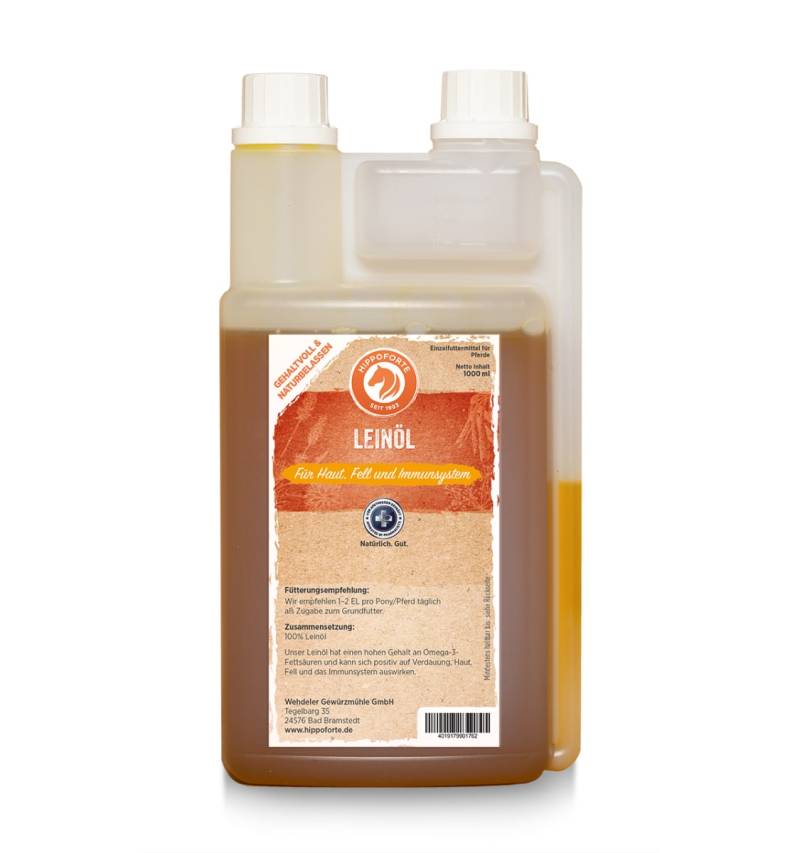 Hippoforte Leinöl 1L 100 % Leinöl Hippoforte Leinöl 1L 100 % Leinöl von HIPPOFORTE