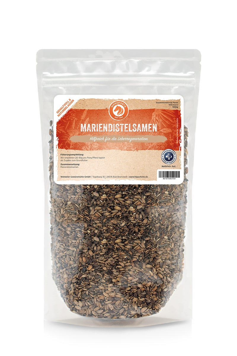 Hippoforte Mariendistelsamen 0,5 kg Samen mit Omega-6-Fettsäuren Hippoforte Mariendistelsamen 0,5 kg Samen mit Omega-6-Fettsäuren von HIPPOFORTE
