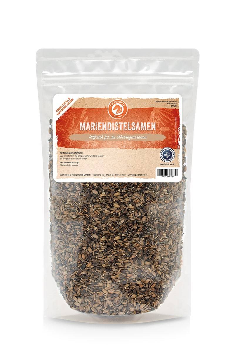 Hippoforte Mariendistelsamen 0,5 kg Samen mit Omega-6-Fettsäuren Hippoforte Mariendistelsamen 0,5 kg Samen mit Omega-6-Fettsäuren von HIPPOFORTE
