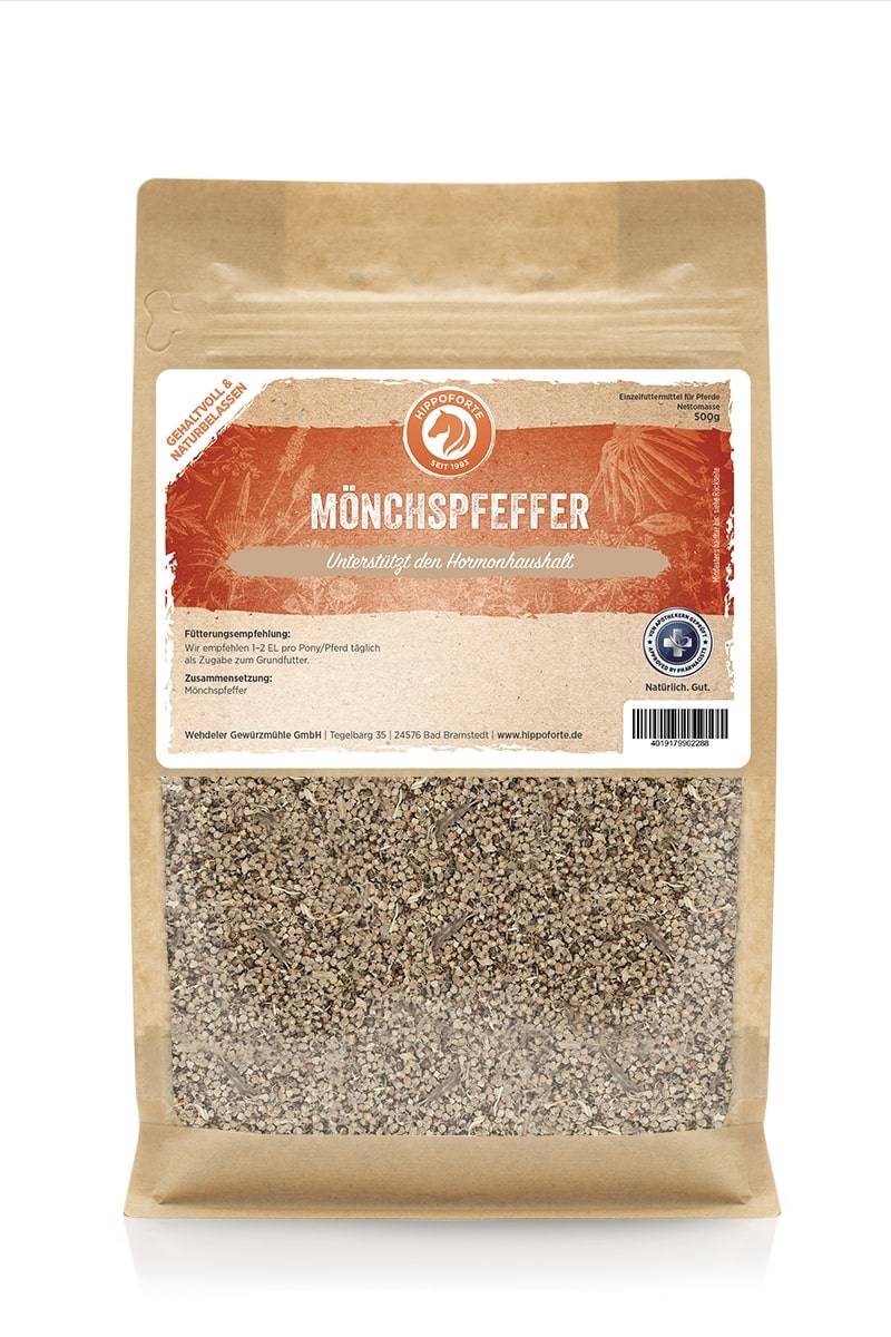Hippoforte Mönchspfeffer 0,5 kg Bei hormoneller Dysbalance Hippoforte Mönchspfeffer 0,5 kg Bei hormoneller Dysbalance von HIPPOFORTE