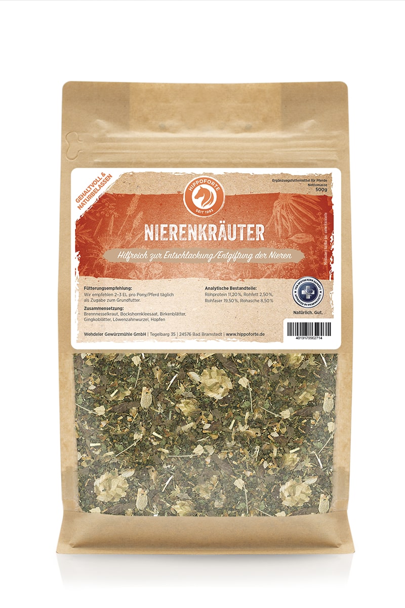 Hippoforte Nierenkräuter 0,5 kg Unterstützt den Nierenstoffwechsel Hippoforte Nierenkräuter 0,5 kg Unterstützt den Nierenstoffwechsel von HIPPOFORTE