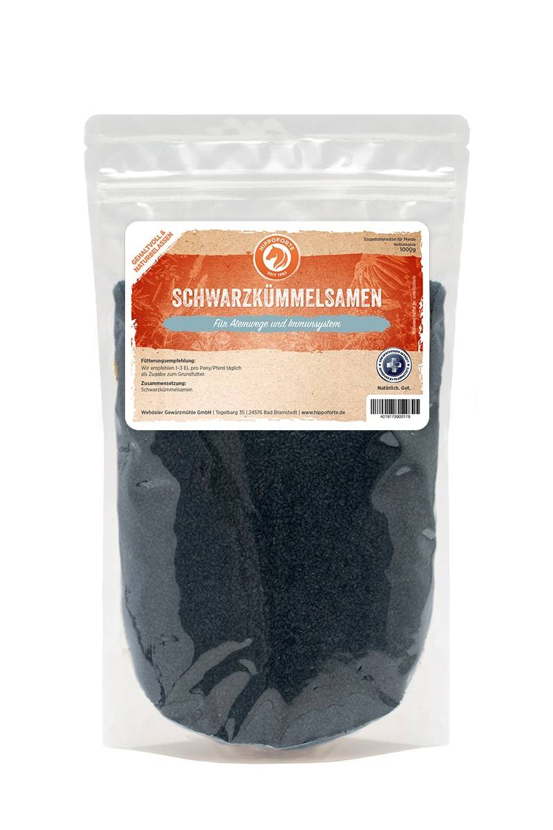 Hippoforte Schwarzkümmelsamen 1 kg Unterstützt die Atemwege Hippoforte Schwarzkümmelsamen 1 kg Unterstützt die Atemwege von HIPPOFORTE