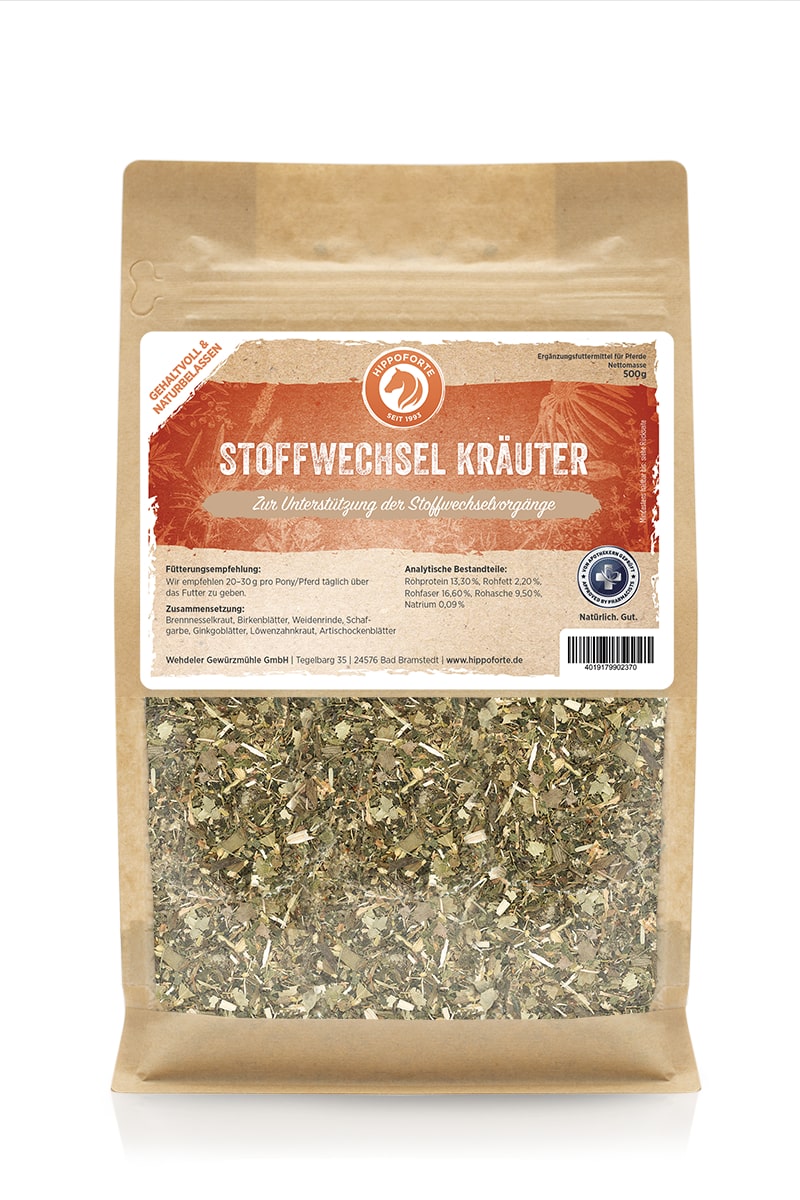Hippoforte Stoffwechsel Kräuter 0,5 kg Kräutermischung für den Stoffwechsel Hippoforte Stoffwechsel Kräuter 0,5 kg Kräutermischung für den Stoffwechsel von HIPPOFORTE