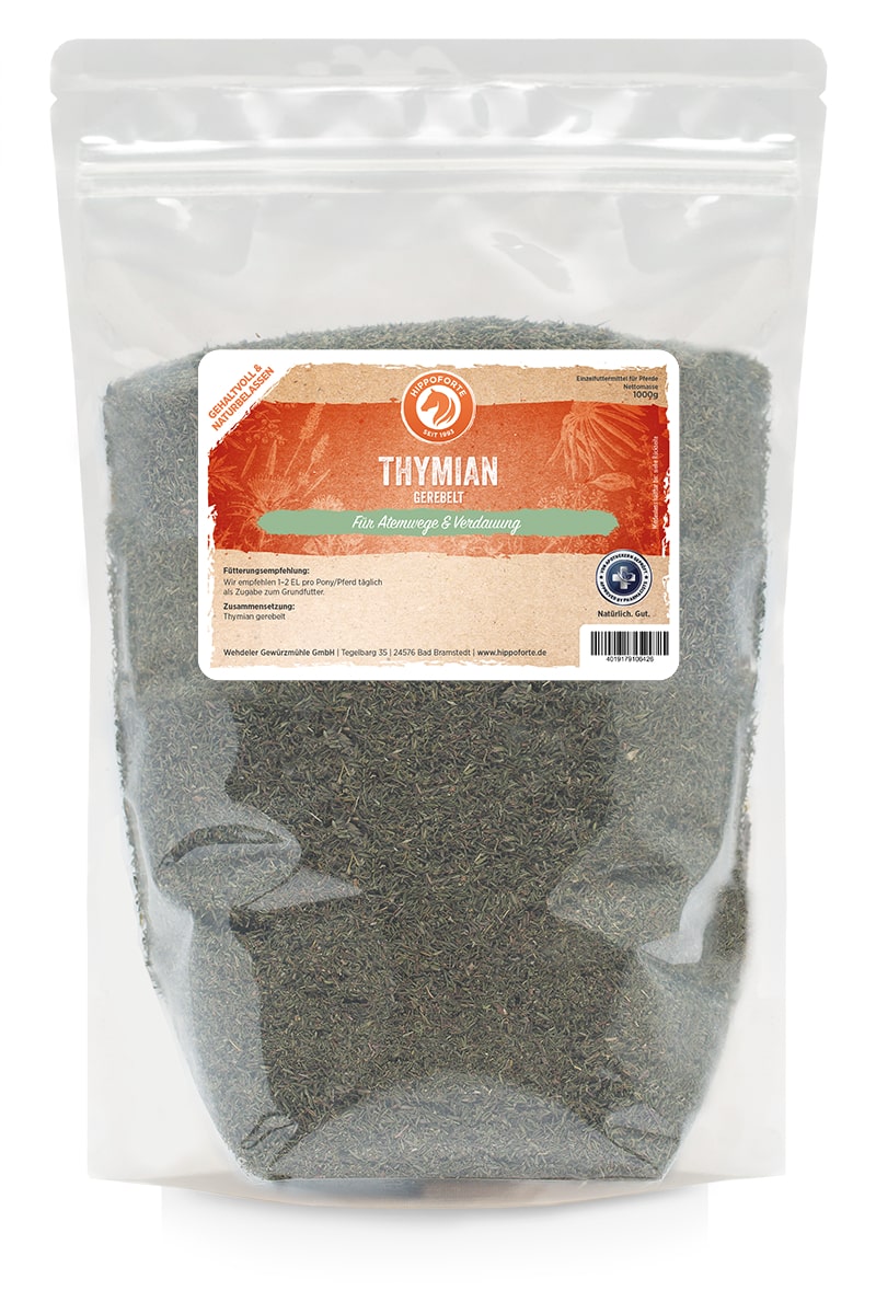 Hippoforte Thymian gerebelt 1 kg Für Atemwege & Verdauung Hippoforte Thymian gerebelt 1 kg Für Atemwege & Verdauung von HIPPOFORTE