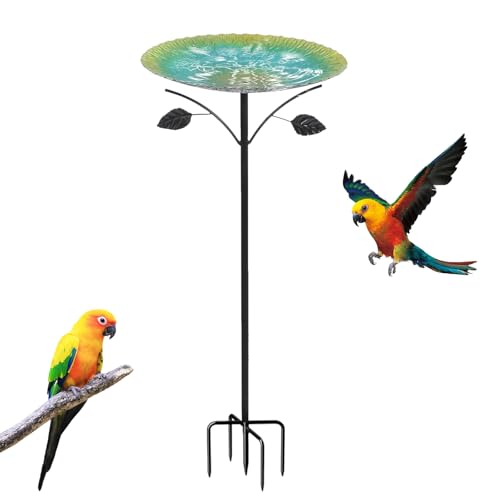 HIQE-FL Vogeltränke,Wasserstelle Stehend 84cm,Metall Vogelbecken Schüssel,Vogelbad Garten,Vogelbad für Draußen Garten,Vogelbad frostsicher aus Gusseisen,Vogelbad Balkon,für Vögel Draußen Garten HIQE-FL Vogeltränke,Wasserstelle Stehend 84cm,Metall Vogelbecken Schüssel,Vogelbad Garten,Vogelbad für Draußen Garten,Vogelbad frostsicher aus Gusseisen,Vogelbad Balkon,für Vögel Draußen Garten von HIQE-FL