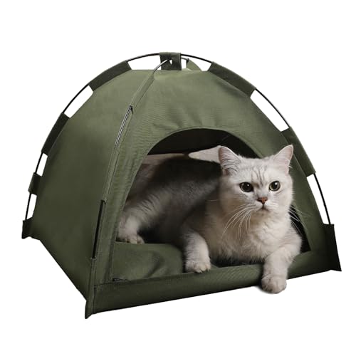 Katzenhöhle,Katzenzelt,Tipi Zelt für Haustiere,Tragbares Haustierzelt,Haustierzelt im Freien,Katzenhaus Indoor,Katze und Hund Zelt,für Katzen,Welpen und andere Kleintiere Katzenhöhle,Katzenzelt,Tipi Zelt für Haustiere,Tragbares Haustierzelt,Haustierzelt im Freien,Katzenhaus Indoor,Katze und Hund Zelt,für Katzen,Welpen und andere Kleintiere von HIQE-FL