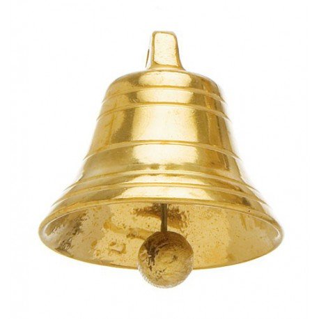 Hispano Hypica - Metallglocke mit niedrigem Mund. Farbe: Gold, Größe: 03,5 cm von HISPANO HIPICA