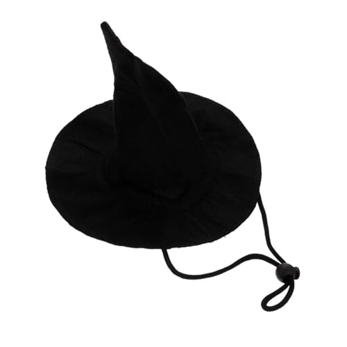 HIXNUG Hexenhut für Haustiere, Partyhut, Haustier-Hut, Hexen-Outfit für kleine, mittelgroße Hunde, Kätzchen, Halloween, Cosplay-Kostüm HIXNUG Hexenhut für Haustiere, Partyhut, Haustier-Hut, Hexen-Outfit für kleine, mittelgroße Hunde, Kätzchen, Halloween, Cosplay-Kostüm von HIXNUG