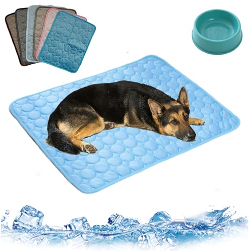 HItianya Nordseepfote KüHlmatte, KüHlmatte für Den Sommer, KüHlmatte Hund SelbstküHlend, Waschbar KüHldecke für Hunde, KüHlende Hundedecke für Kleine Grosse Hunde (A1, 2XL/150 * 100cm) von HItianya