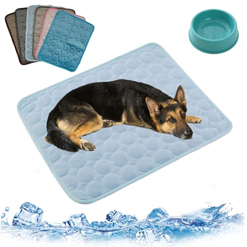 HItianya Nordseepfote KüHlmatte, KüHlmatte für Den Sommer, KüHlmatte Hund SelbstküHlend, Waschbar KüHldecke für Hunde, KüHlende Hundedecke für Kleine Grosse Hunde (A4, XL/100 * 70cm) von HItianya