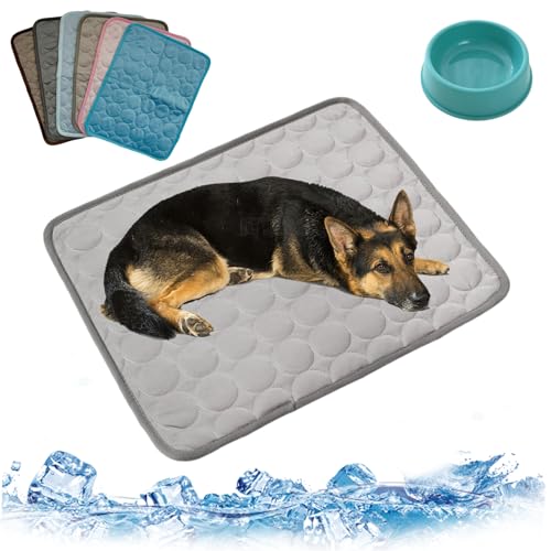 HItianya Nordseepfote KüHlmatte, KüHlmatte für Den Sommer, KüHlmatte Hund SelbstküHlend, Waschbar KüHldecke für Hunde, KüHlende Hundedecke für Kleine Grosse Hunde (A5, XL/100 * 70cm) von HItianya