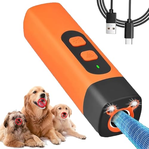 HItianya Ruhemeister Pro Hund, Ruhemeister Pro - Schonendes Ultraschall-Training FüR Ruhiges Zuhause, Verbessertes Verhalten in Sekundenschnelle (Orange) von HItianya