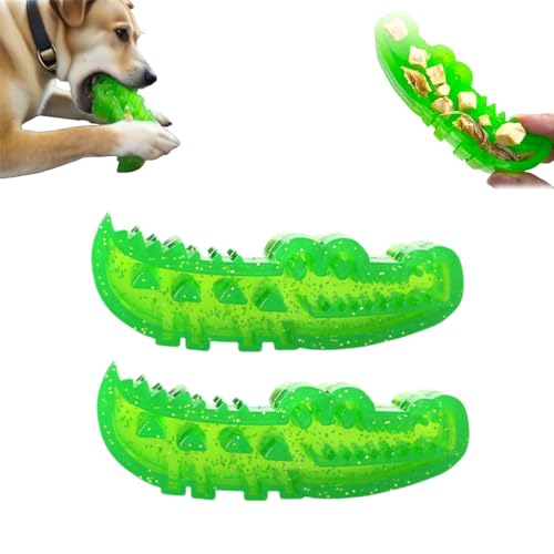 HItianya Slow-Feed Chew & Fetch Crocodile Dog Toy, Krokodil-Leckerli-Spender, süßes Alligator-Kauspielzeug, Krokodil-Kauspielzeug für die Zahnpflege, für große, mittelgroße und kleine Hunde (S * 2) HItianya Slow-Feed Chew & Fetch Crocodile Dog Toy, Krokodil-Leckerli-Spender, süßes Alligator-Kauspielzeug, Krokodil-Kauspielzeug für die Zahnpflege, für große, mittelgroße und kleine Hunde (S * 2) von HItianya