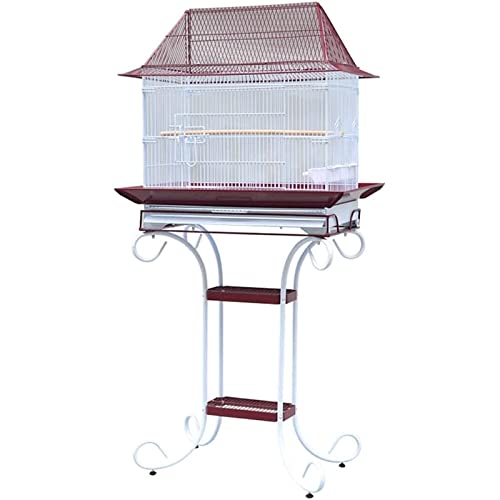 Papageienkäfig Großer Vogelkäfig aus Edelstahl, multifunktionaler Vogellebensraum für Futter, Ruhe und Spiel, Flugvogelkäfig mit ausziehbarem Tablett Vogelnest Papageienkäfig Großer Vogelkäfig aus Edelstahl, multifunktionaler Vogellebensraum für Futter, Ruhe und Spiel, Flugvogelkäfig mit ausziehbarem Tablett Vogelnest von HJDQMDHA