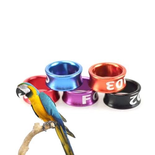 HJHLYJQBF 50/100 Stücke Offen/geschlossener Vogel Ring Aluminium Split Ring Vogel Beinband Ring Vogel -Tag Identifizieren von Tauben -Trainingsring gemischte Farbe HJHLYJQBF 50/100 Stücke Offen/geschlossener Vogel Ring Aluminium Split Ring Vogel Beinband Ring Vogel -Tag Identifizieren von Tauben -Trainingsring gemischte Farbe von HJHLYJQBF