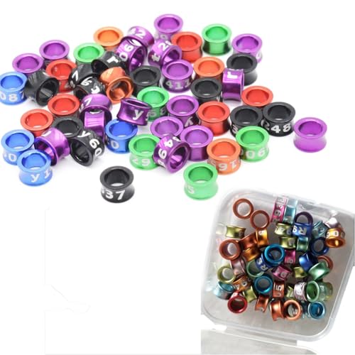 HJHLYJQBF Offene/geschlossene Vogelbeine Ringvogelbeine Ring Aluminium Vogelbeine Ring Logo -Tauben -Trainingsring, der für Hibiskusvögel, Papageien, Peonies, Tauben verwendet Wird HJHLYJQBF Offene/geschlossene Vogelbeine Ringvogelbeine Ring Aluminium Vogelbeine Ring Logo -Tauben -Trainingsring, der für Hibiskusvögel, Papageien, Peonies, Tauben verwendet Wird von HJHLYJQBF