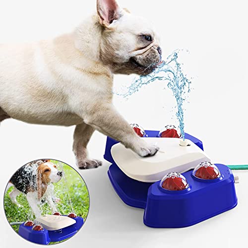 Pet Water Sprinkler Toy - Dog Fountain for Big and Small Dogs - Step-On Spray Dispenser - Easy Drinking - Perfect for Playtime - Paw Activated von HJJP