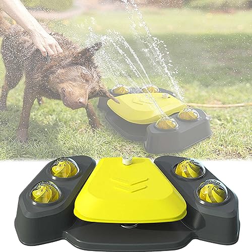 Pet Water Sprinkler Toy - Dog Fountain for Big and Small Dogs - Step-On Spray Dispenser - Easy Drinking - Perfect for Playtime - Paw Activated von HJJP