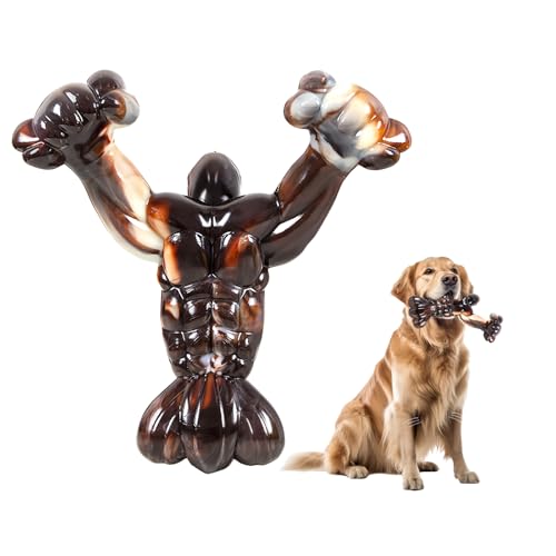 HJLSWXKQ Kauspielzeug für Hunde für aggressive Kauer, unzerstörbares Hundespielzeug, interaktives Hundespielzeug, Hundespielzeug für große Hunde, um sie zu beschäftigen, Nylon-Rindgeschmack, mittlere HJLSWXKQ Kauspielzeug für Hunde für aggressive Kauer, unzerstörbares Hundespielzeug, interaktives Hundespielzeug, Hundespielzeug für große Hunde, um sie zu beschäftigen, Nylon-Rindgeschmack, mittlere von HJLSWXKQ