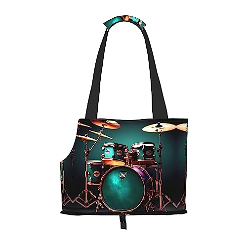 Cool Drum Set bedruckte Welpentragetasche Spazierengehen Hundetasche Haustiere Hunde Tragetasche für kleine Hunde und Katzen und Kaninchen Cool Drum Set bedruckte Welpentragetasche Spazierengehen Hundetasche Haustiere Hunde Tragetasche für kleine Hunde und Katzen und Kaninchen von HJLUUFT