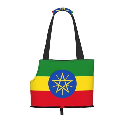 Hundetasche mit Flagge von Äthiopien, für kleine Hunde, Katzen und Kaninchen Hundetasche mit Flagge von Äthiopien, für kleine Hunde, Katzen und Kaninchen von HJLUUFT