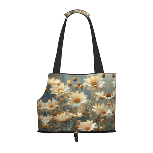 Hundetasche mit wachsendem Gänseblümchen-Aufdruck, für kleine Hunde, Katzen und Kaninchen Hundetasche mit wachsendem Gänseblümchen-Aufdruck, für kleine Hunde, Katzen und Kaninchen von HJLUUFT