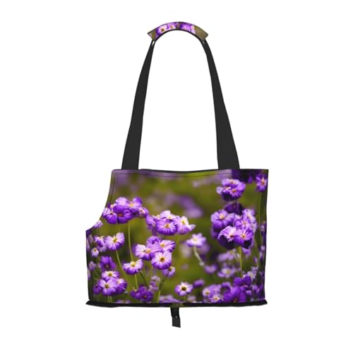 Hundetragetasche mit violettem Blumendruck, für kleine Hunde, Katzen und Kaninchen Hundetragetasche mit violettem Blumendruck, für kleine Hunde, Katzen und Kaninchen von HJLUUFT