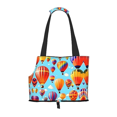 Tragetasche mit Heißluftballon-Aufdruck, für kleine Hunde, Katzen und Kaninchen Tragetasche mit Heißluftballon-Aufdruck, für kleine Hunde, Katzen und Kaninchen von HJLUUFT