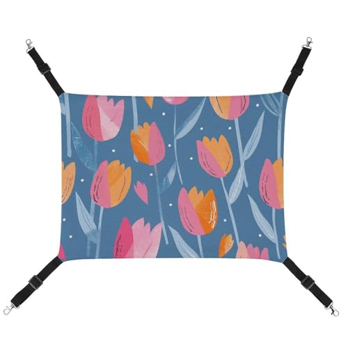 HJUQNGF Katzenhängematte, weich, atmungsaktiv, Haustierhängematte mit Metallhaken, Retro-Muster, Schlafhängematte, tragbares Katzenkäfigbett für Katzen, kleine Hunde, Kleintiere HJUQNGF Katzenhängematte, weich, atmungsaktiv, Haustierhängematte mit Metallhaken, Retro-Muster, Schlafhängematte, tragbares Katzenkäfigbett für Katzen, kleine Hunde, Kleintiere von HJUQNGF
