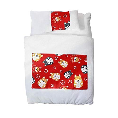 HJWXY Katzenschlafsack Abnehmbares waschbares Baumwollnestbett für HaustiereDer Ganzjahres-Katzenschlafsack im japanischen Stil kann gewaschen Werden, C. von HJWXY