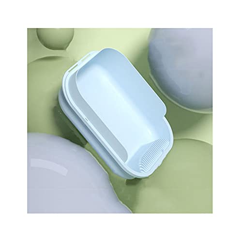 Einteilige Katzentoilette großer Katzenkies, spritzwassergeschützt, halbverschlossen Erfrischungsschale für Kätzchen Erwachsene Katzen Käfig Kann platziert und leicht zu reinigen (Farbe: D) von HJXX