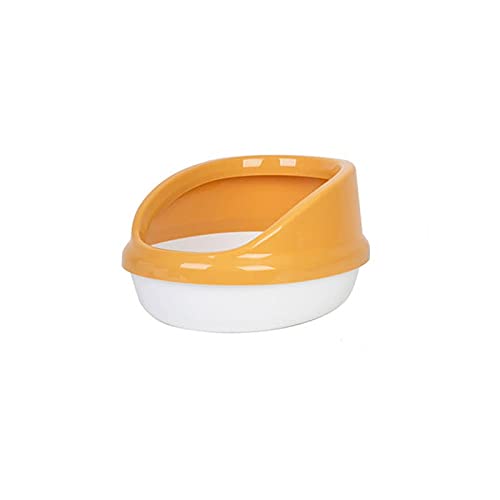 Halb geschlossene Katzenklo Katzentoilette trennbare Katzentoilette große glatte Linie spritzwassergeschützt Katzentoilette Katzenstreu Katzenstreu Katzentoilette liefert Katzentoilette (Color : B) von HJXX