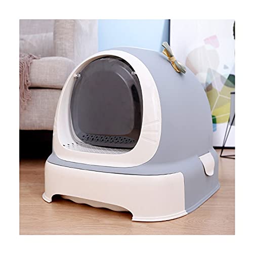 Katzenklo Top ARC Cat Wurf Box Vollständig eingeschlossener Katze Toilettenschubladenart Deodorant Spritzsichere Kätzchenkäfig kann platziert Werden Cat Litter Box (Color : D) von HJXX