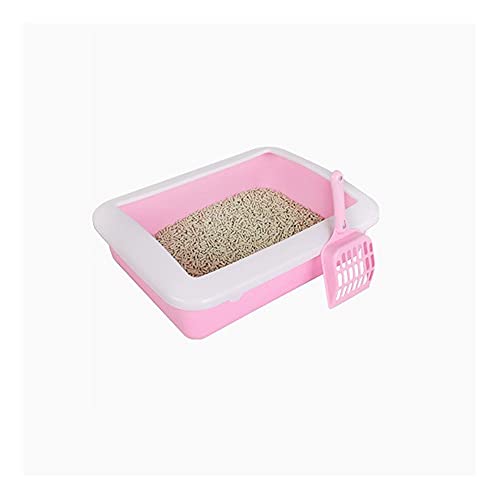 Katzentoilette, halbgeschlossene Katzentoilette, Abnehmbare Katzentoilette, Sanitär-Töpfchen, spritzwassergeschützt, Katzenartikel (Größe: C) von HJXX