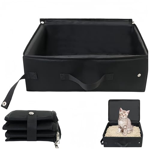 HJYDGJ Faltbare Tragbare Katzentoilette Katzentoilette Reise Faltbar Katzenklo wasserdichte Katzentoiletten Tragbare Katzentoilette Katzentoilette Reise - Schwarz HJYDGJ Faltbare Tragbare Katzentoilette Katzentoilette Reise Faltbar Katzenklo wasserdichte Katzentoiletten Tragbare Katzentoilette Katzentoilette Reise - Schwarz von HJYDGJ