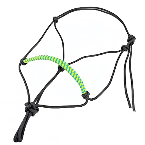 HJYDGJ Hobby Horse trense Hobby Horsing Halfter Halfter Hobby Horse Knot Headcollar Horsing Headcollar Halfter für Pferde trense Pferd Pferdehalfter Hobby Horse Halfter - Schwarz von HJYDGJ