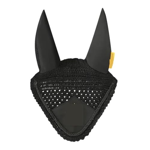 Pferdeohrenschutzhaube mit versiegelten Nähten, Pferdeohrenpflege, Reitausrüstung, Reitausrüstung für Reitwettbewerbe und Freizeit (Weiß, Einheitsgröße) von HKIEYDK