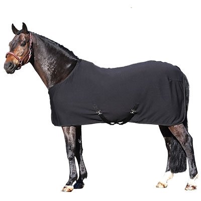 Euroriding Abschwitzdecke Dry Easy Pferd Fleece Kreuzgurte 115 125 135 145 155 165 cm Decke von HKM