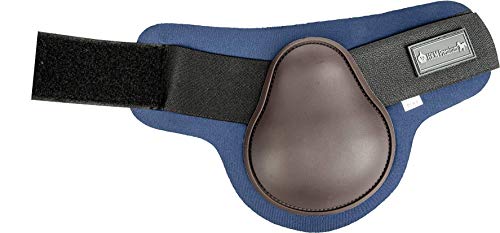 HKM 4000315892082 Streichkappen -HKM Premium- für Hinterbeine2169 dunkelbraun/dunkelblauPony von HKM