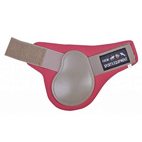 HKM 561078 Streichkappen Softopren für Hinterbeine, Pony, Sand/pinkrot von HKM